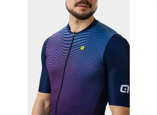 Alé PR-E Onda pánský dres krátký rukáv Navy Blue