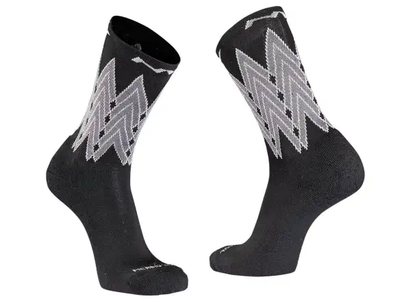 Northwave Core Sock Wool ponožky Black/Grey vel. M