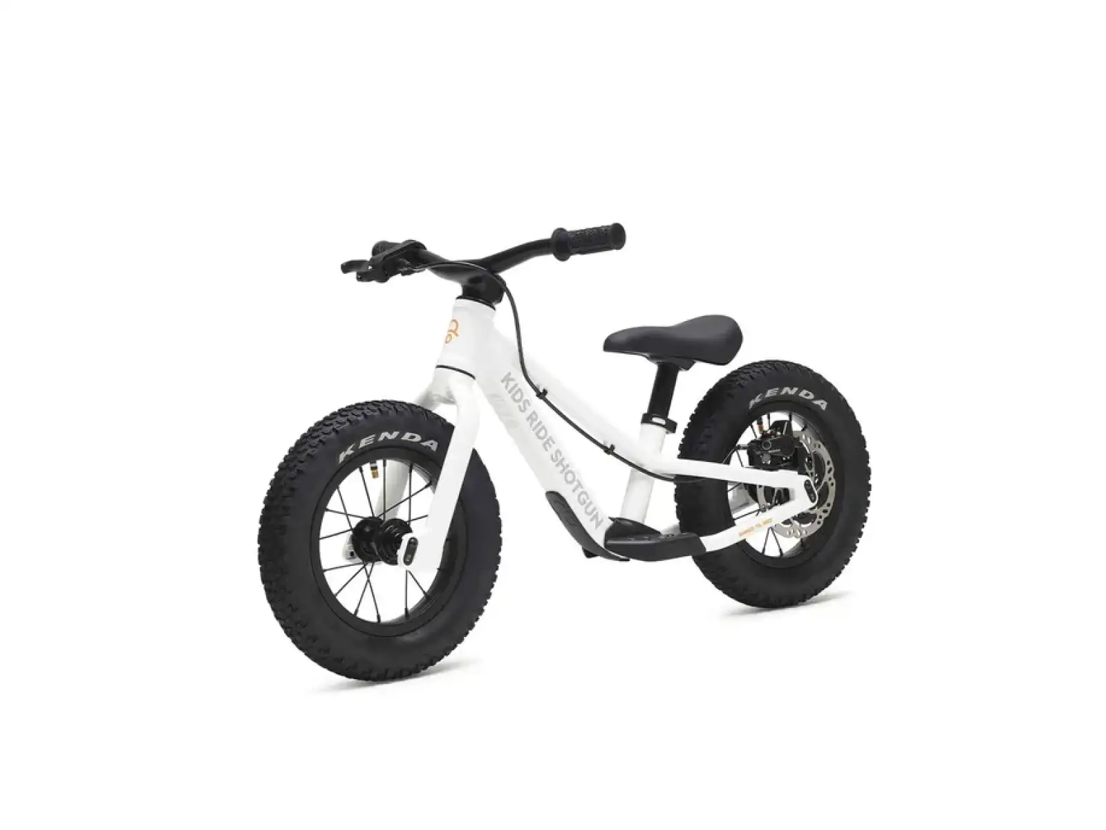 Kids Ride Shotgun dětské odrážedlo Dirt Hero 12" s brzdou 2026 bílá