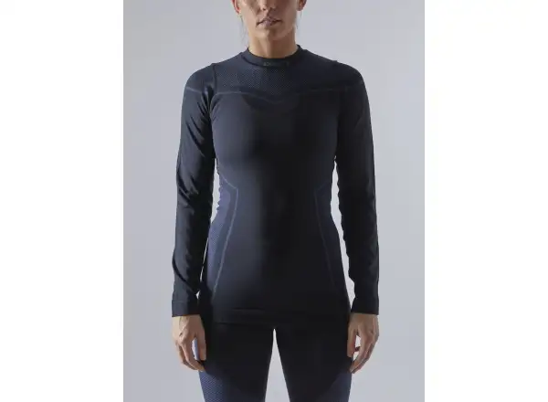 Craft Core Dry Fuseknit dámský set triko dlouhý rukáv+kalhoty černá