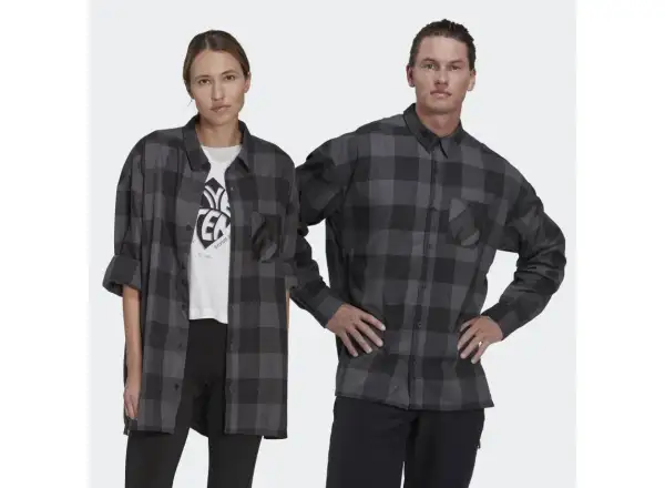 Five Ten Flannel pánská košile Grey Six/Black