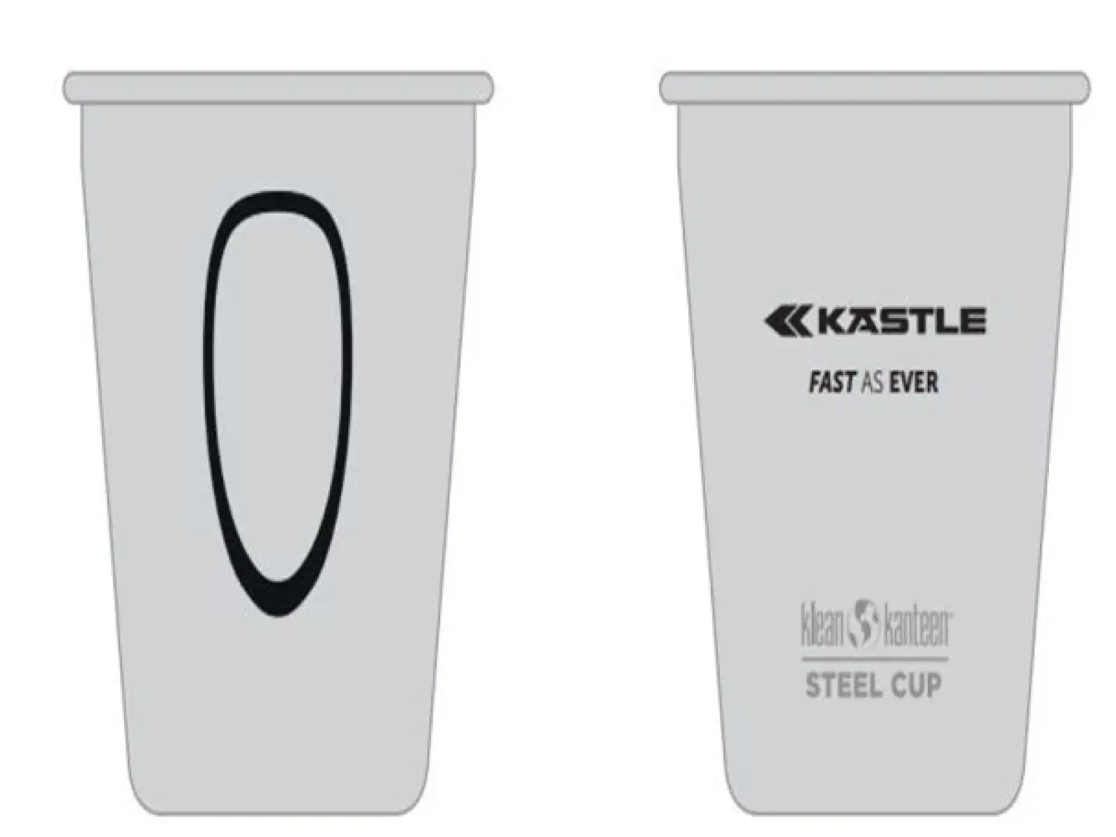 Kästle Steel Cup kelímek Hollow obj. 295 ml