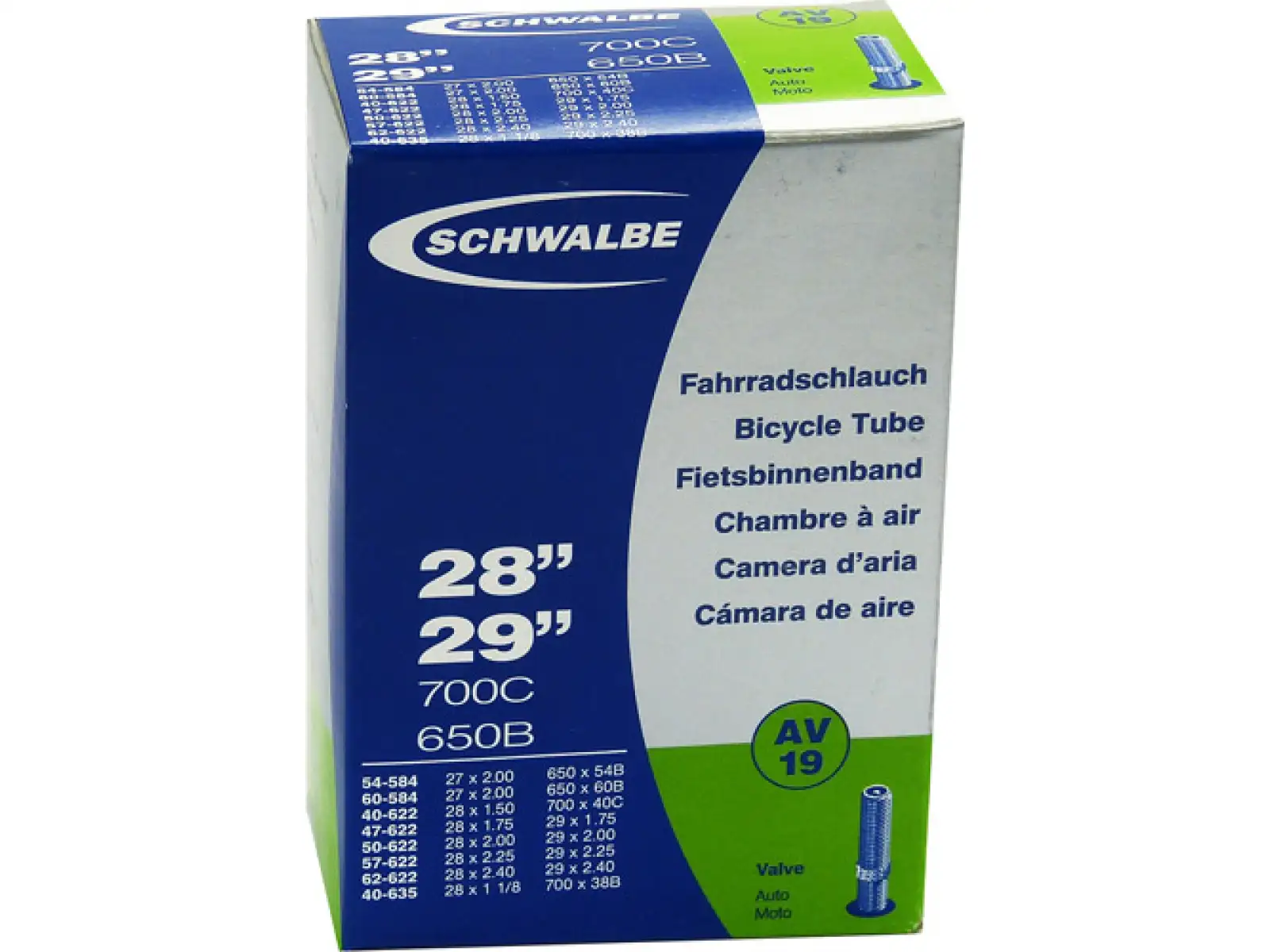 Schwalbe duše MTB 27,5/28/29x2,0-2,40" (Nr.19)