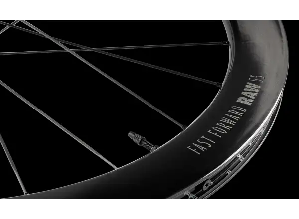FFWD RAW CS 55 silniční vypletená kola Gloss Black