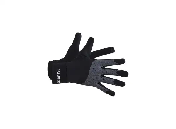 Craft ADV Lumen Fleece běžecké rukavice černá