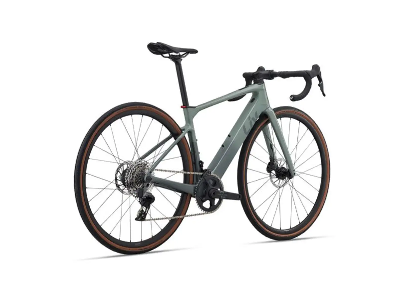 Liv Avail Advanced E+ Elite AR silniční elektrokolo Eucalyptus/Ocean Storm