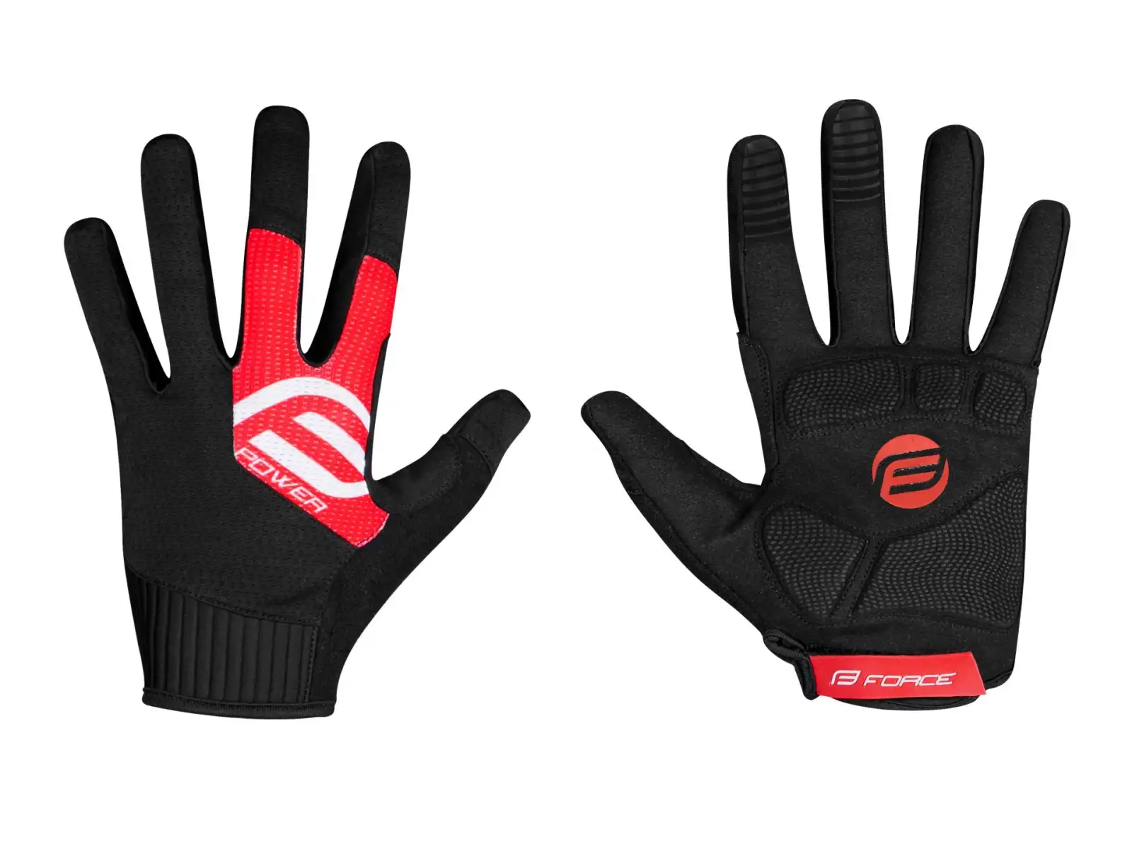 Force MTB Power rukavice černá/červená