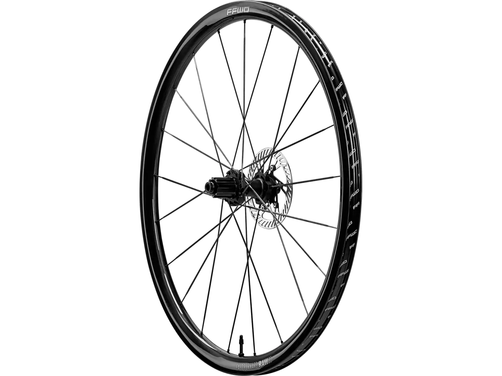 FFWD RAW CS 33 silniční vypletená kola Glossy Black