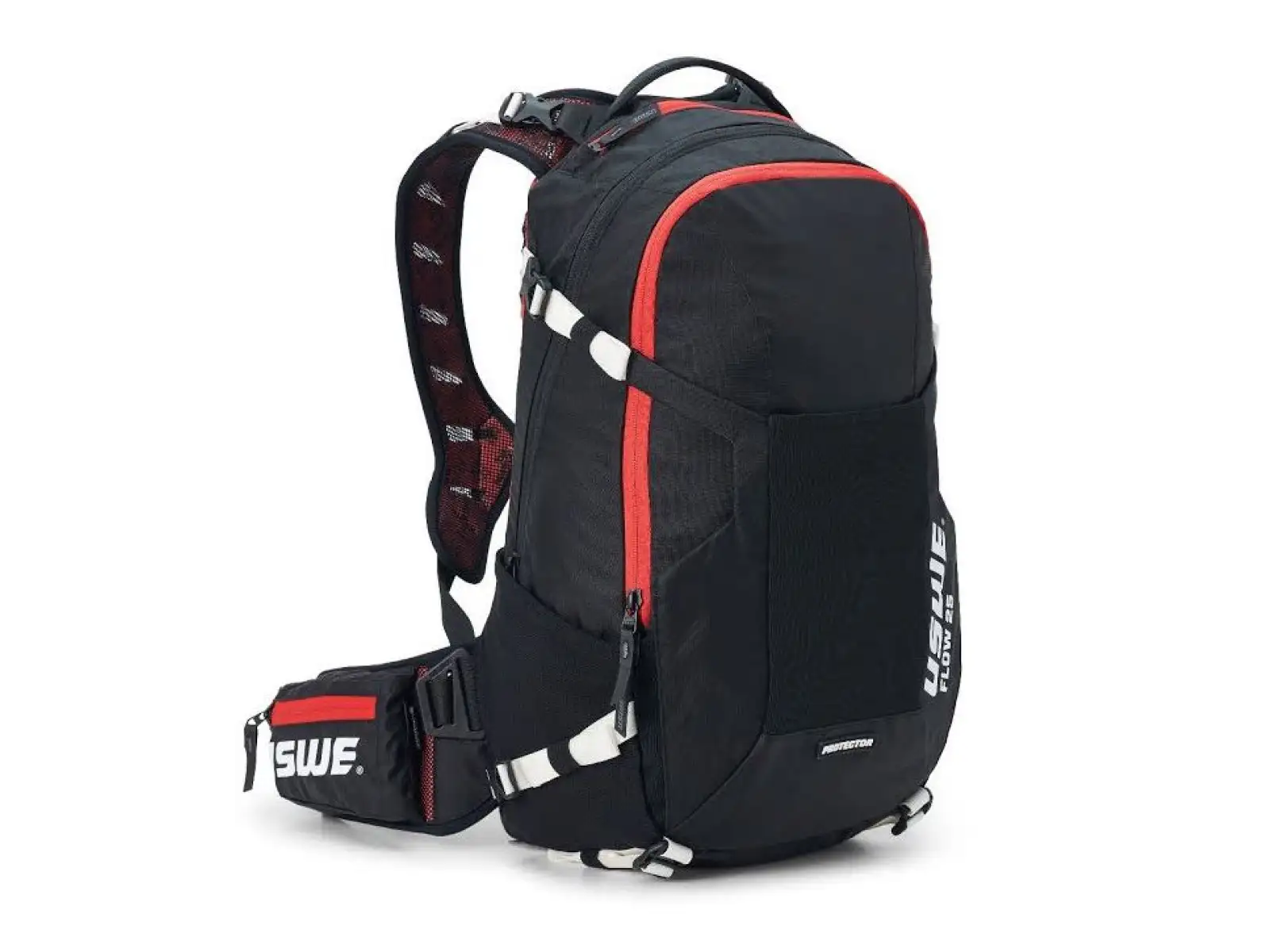 USWE Flow batoh 25l Black/red
