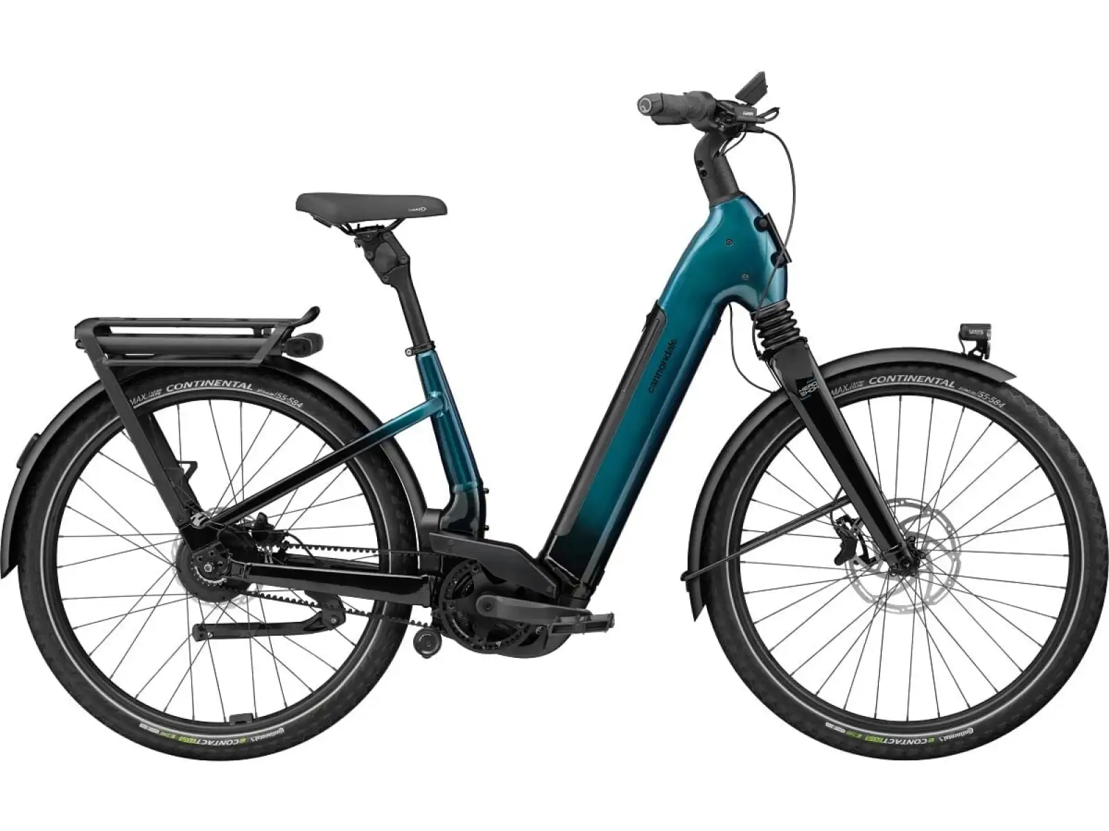 Cannondale Mavaro 1 LSTH Deep Teal nízkonástupové městské elektrokolo