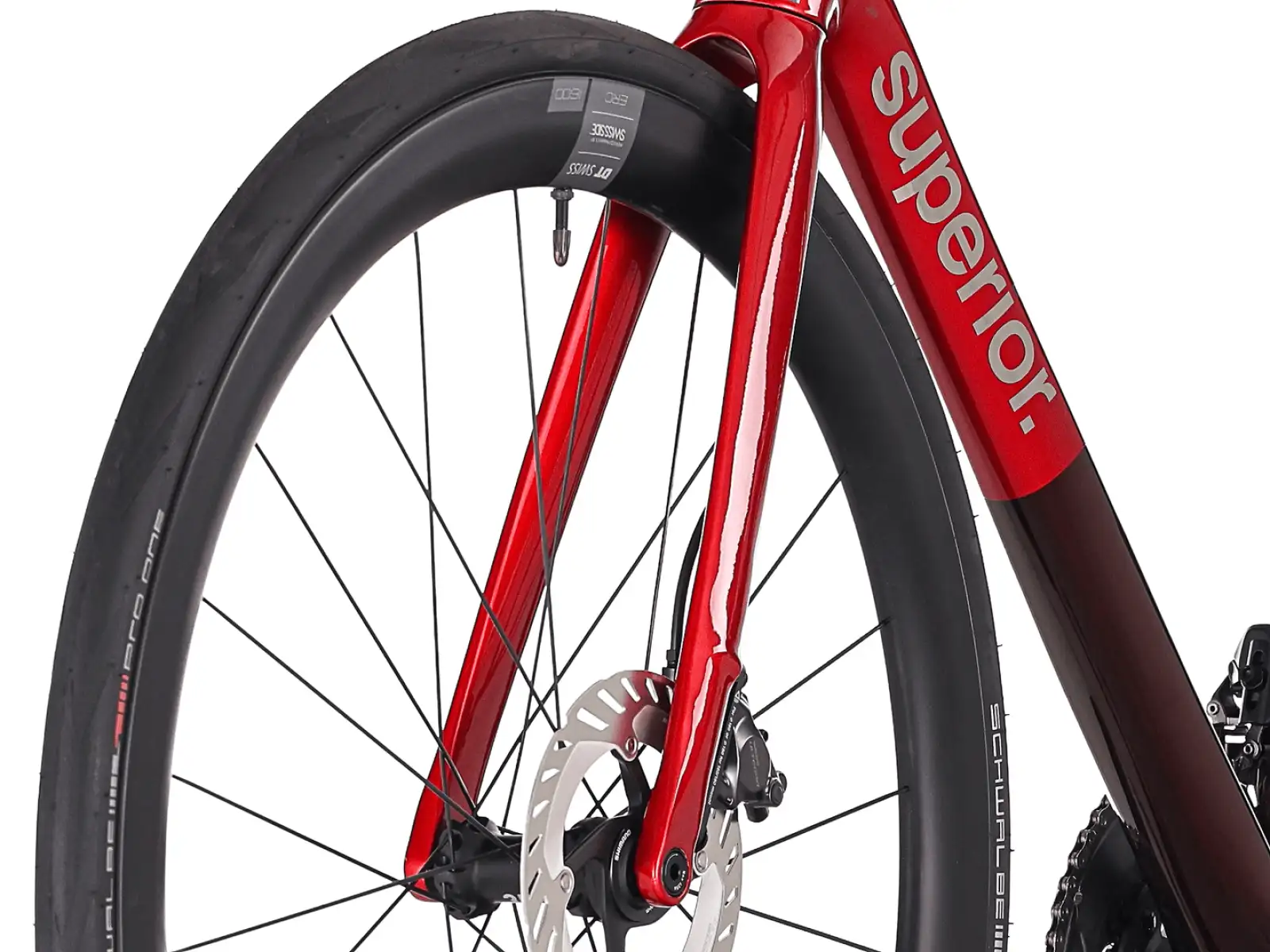 Superior RR 9.8 silniční kolo Gloss Red/Carbon Red