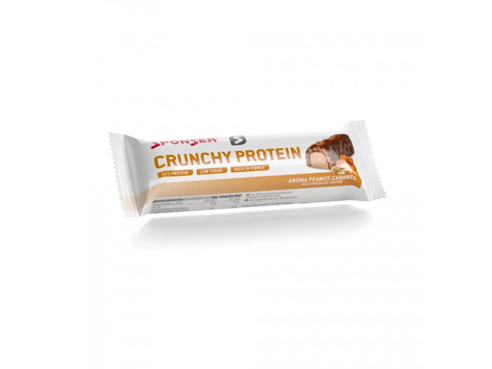 Sponser Crunchy proteinová tyčinka Peanut-Caramel 50 g