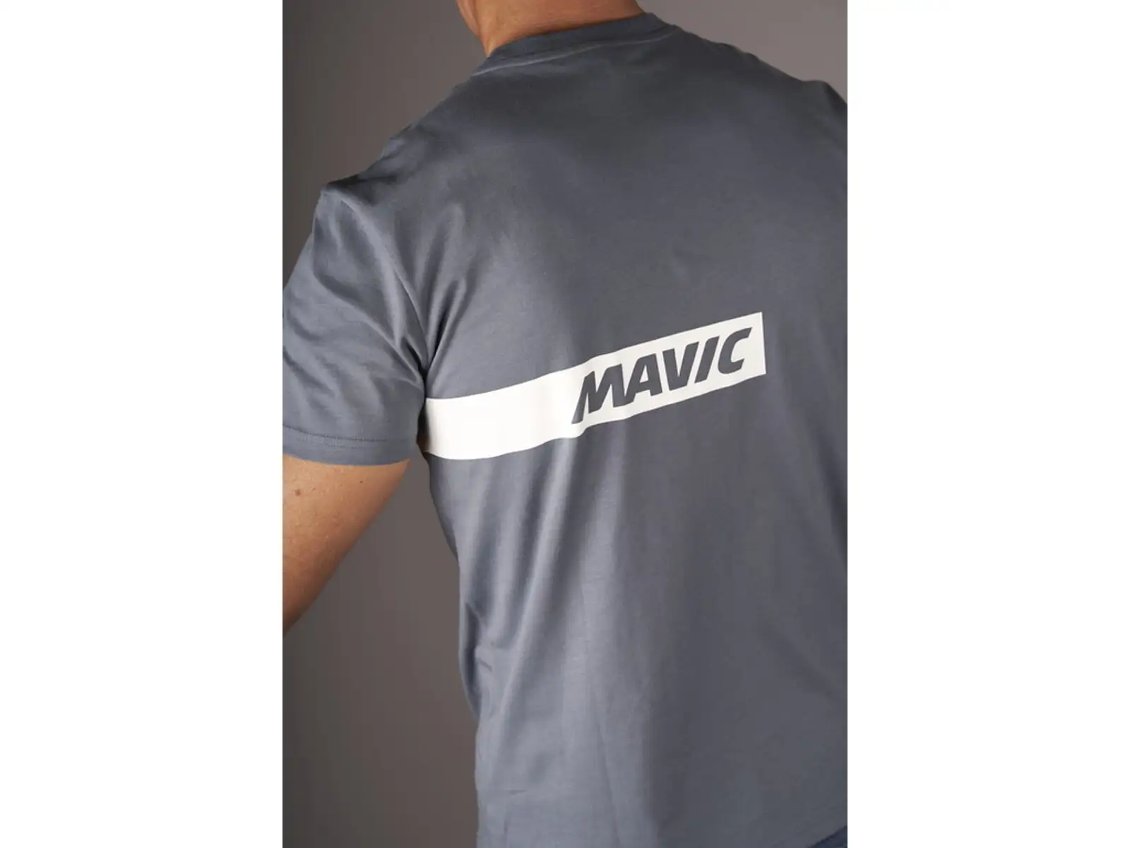 Mavic Corporate Stripe pánské triko krátký rukáv Orion Blue/Off White