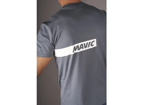 Mavic Corporate Stripe pánské triko krátký rukáv Orion Blue/Off White
