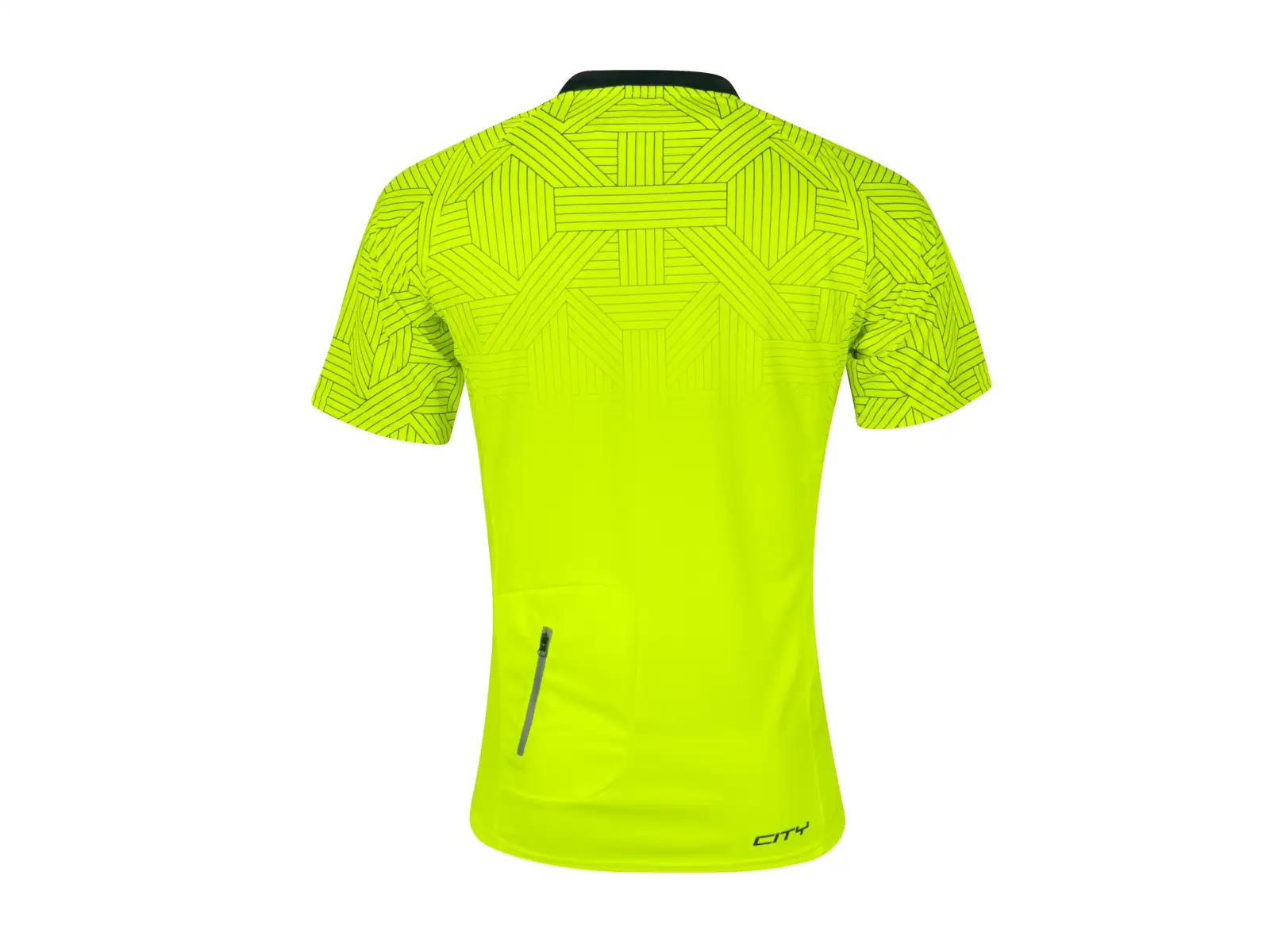 Force City pánský dres krátký rukáv fluo/černá
