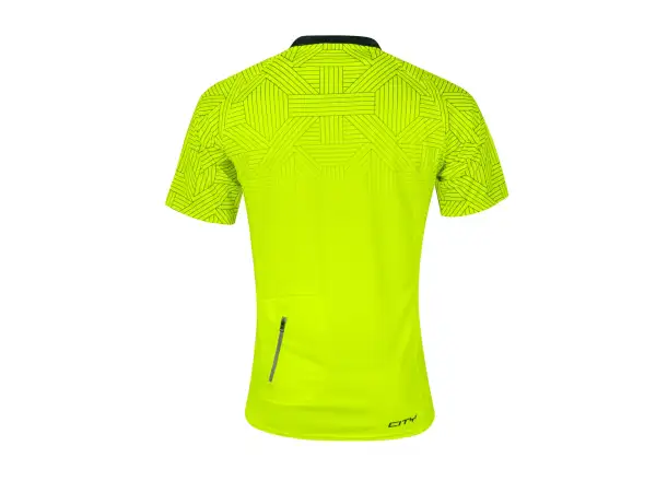 Force City pánský dres krátký rukáv fluo/černá