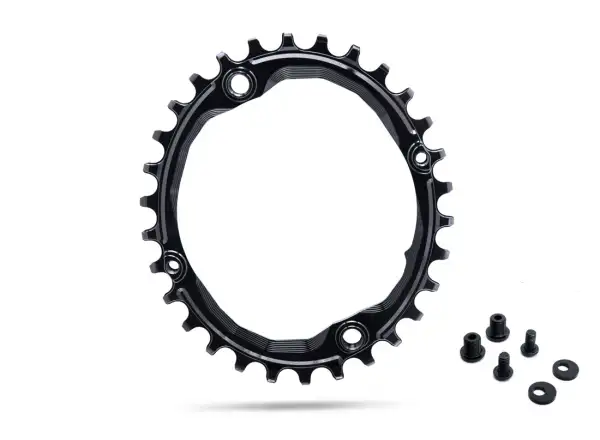 Absolute Black OVAL30 Shimano BCD104 převodník, 30z. oválný