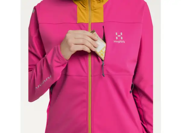 Haglöfs L.I.M Hybrid Softshell dámská bunda růžová