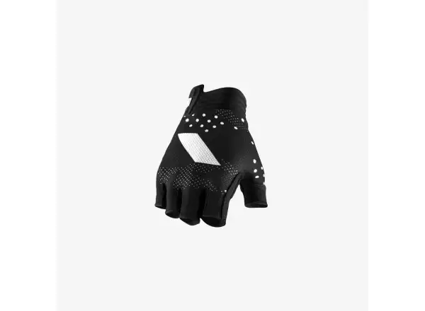 100% Exceeda Gel cyklistické dámské rukavice krátké Black