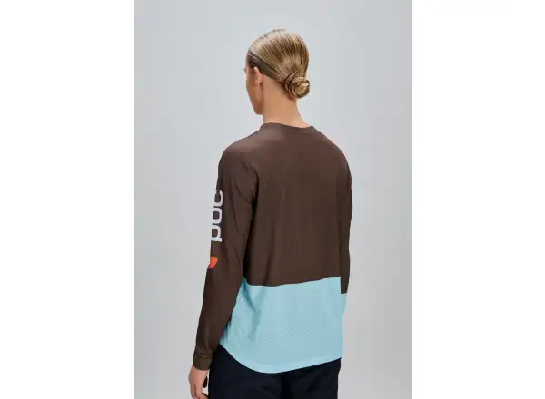 POC Motion Air dámský dres dlouhý rukáv Bronzite Brown/Lazurite Blue