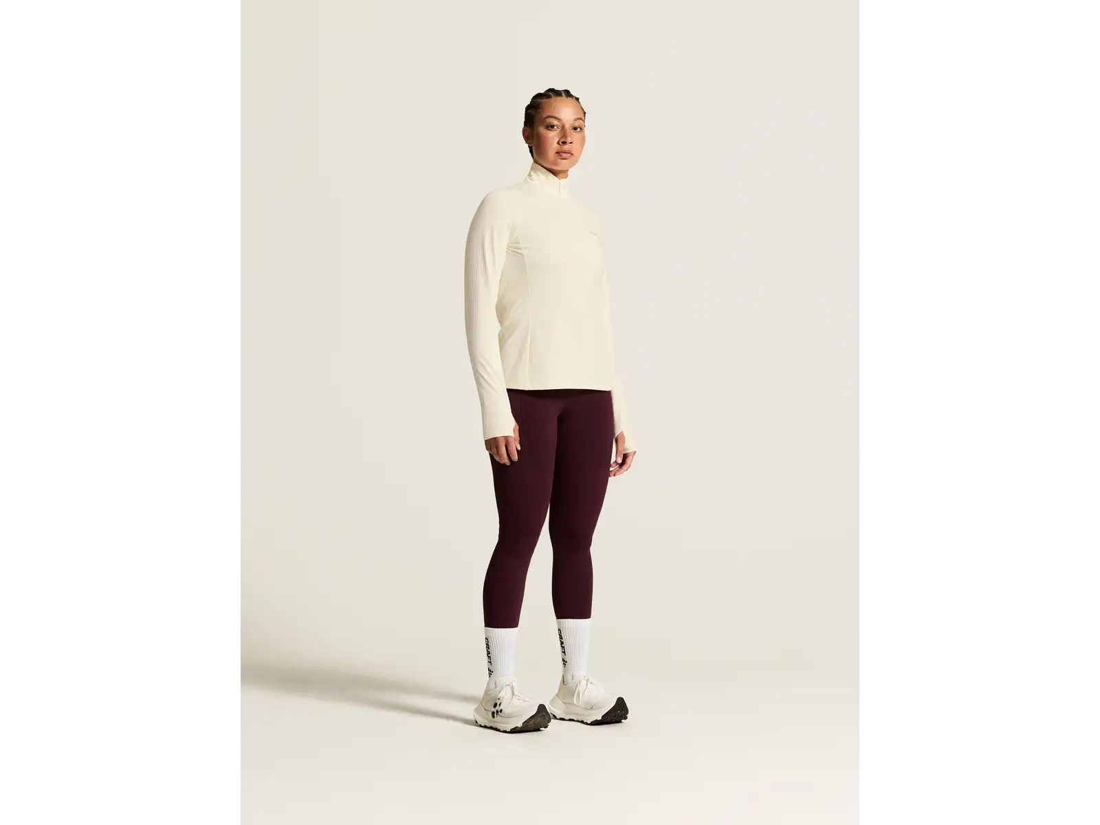 Craft Gain Thermal Midlayer 2 dámská mikina bílá