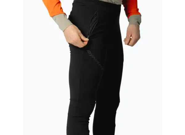 Dynafit Alpine Softshell Hybrid pánské běžecké kalhoty Black Out
