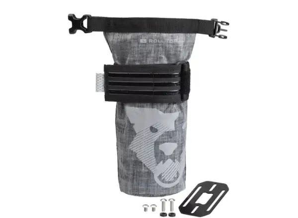 Wolf Tooth TekLite Roll Top Bag brašna s adaptérem 0,6 l šedá