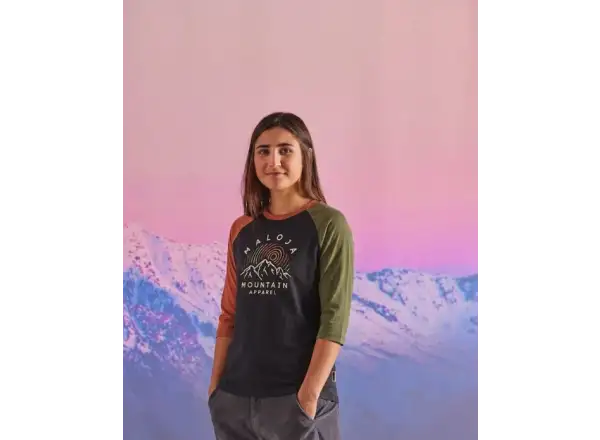 Maloja CorteM. dámský dres 3/4 rukáv moonless