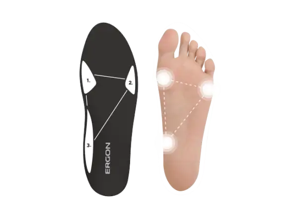 Ergon IP Touring Solestar vložky do bot černá