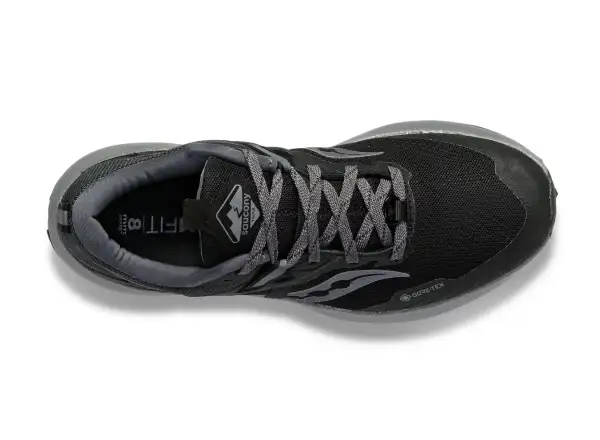 Saucony Ride 15 TR GTX dámské běžecké boty Black/Charcoal