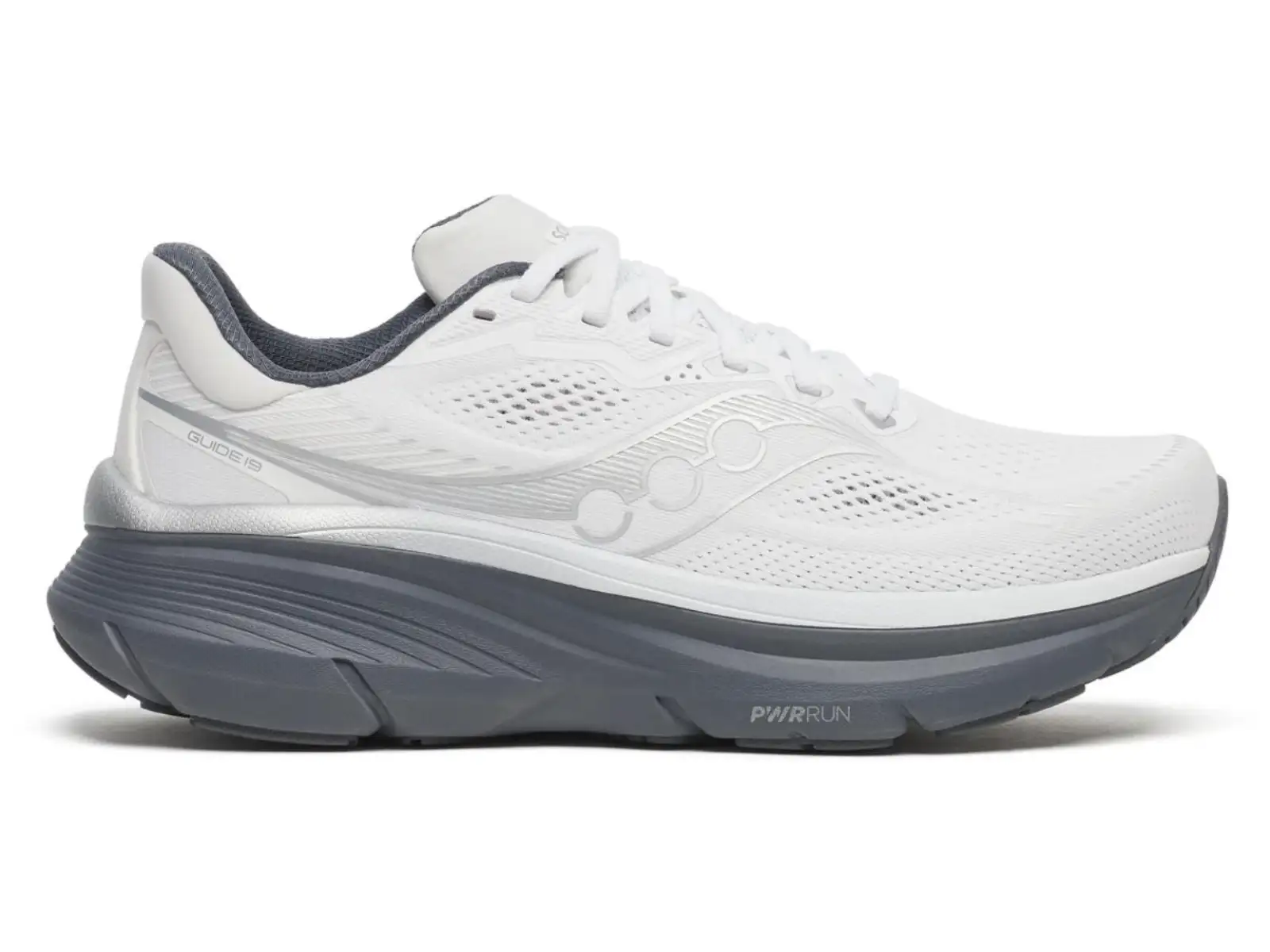 Saucony Guide 19 pánská běžecká obuv White/Shadow
