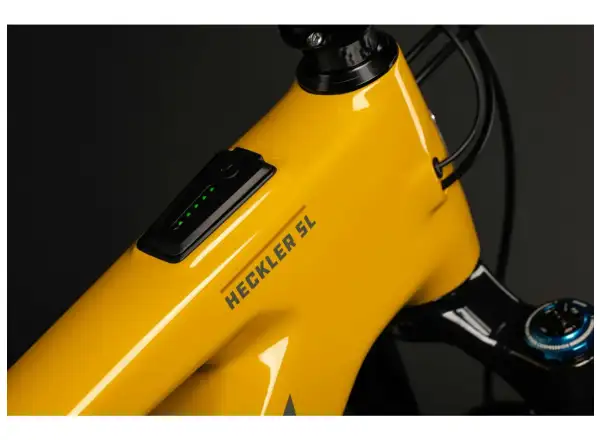 Santa Cruz Heckler SL 1 C MX S celoodpružené elektrokolo Gloss Mustard