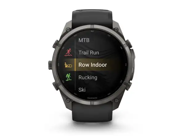 Garmin Fénix 9 Pro inReach 51 mm chytré hodinky Carbon gray DLC Titanium Black/Pebble gray