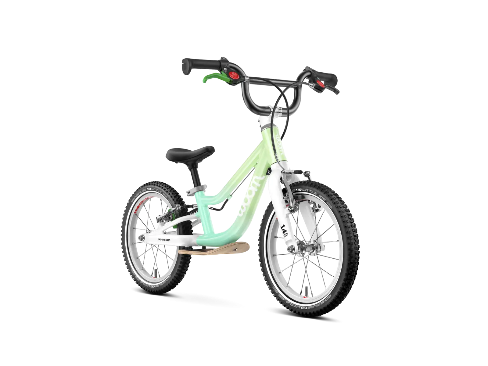 Woom GO 1 Plus dětské odrážedlo 14 Spearmint Crush Limited