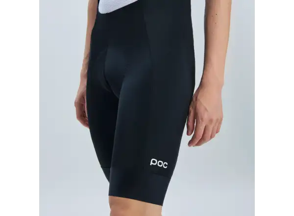 POC Cadence Bib pánské kraťasy s laclem a vložkou Uranium Black