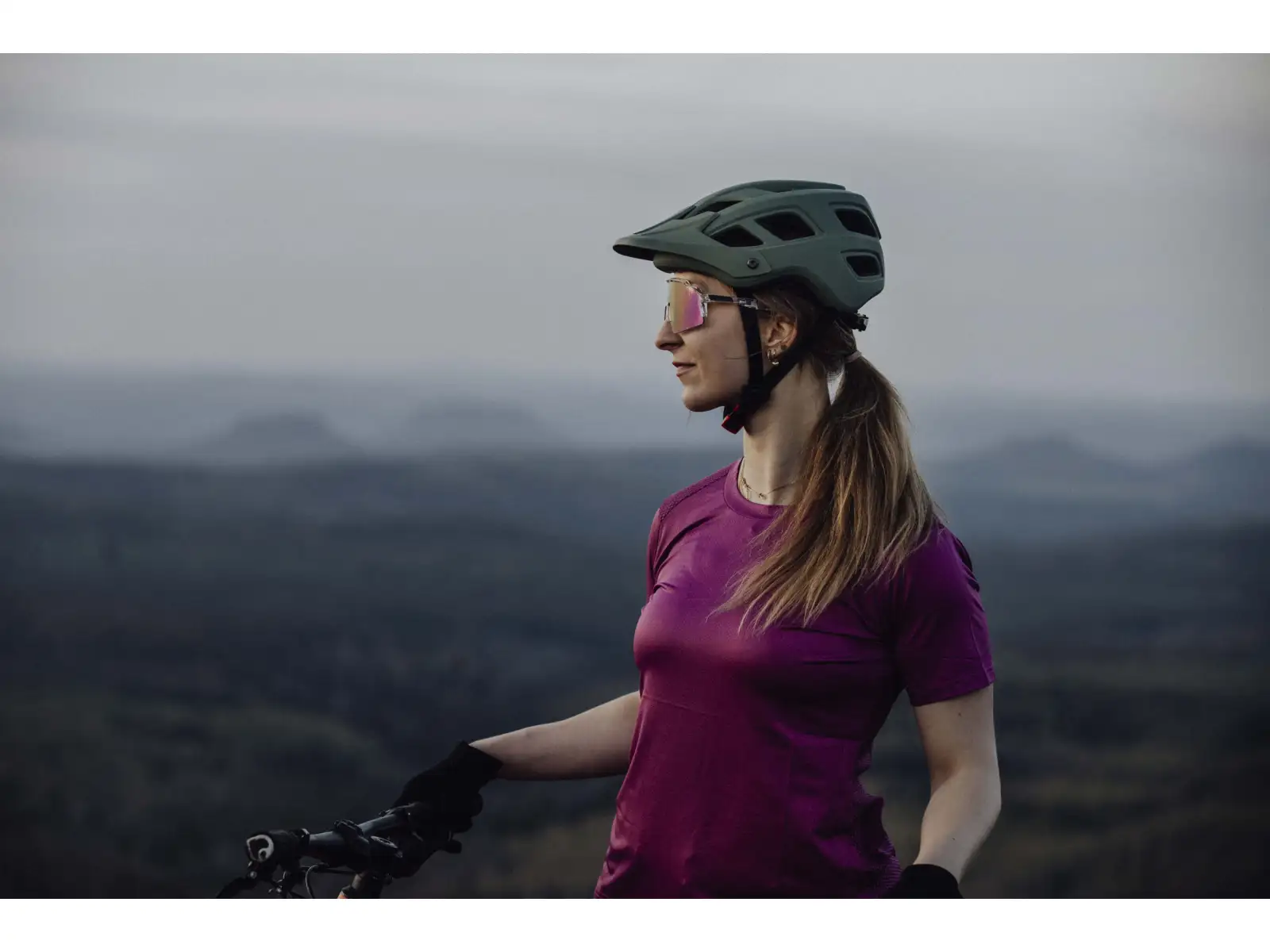 Force Ibex Mtb přilba zelená