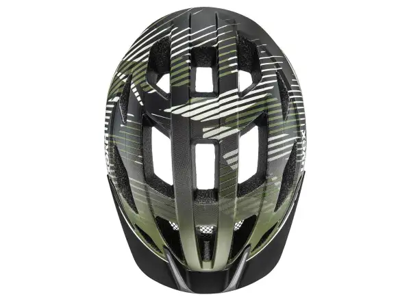 Uvex Air Wing 2 CC dětská přilba Dark Olive-Black Matt