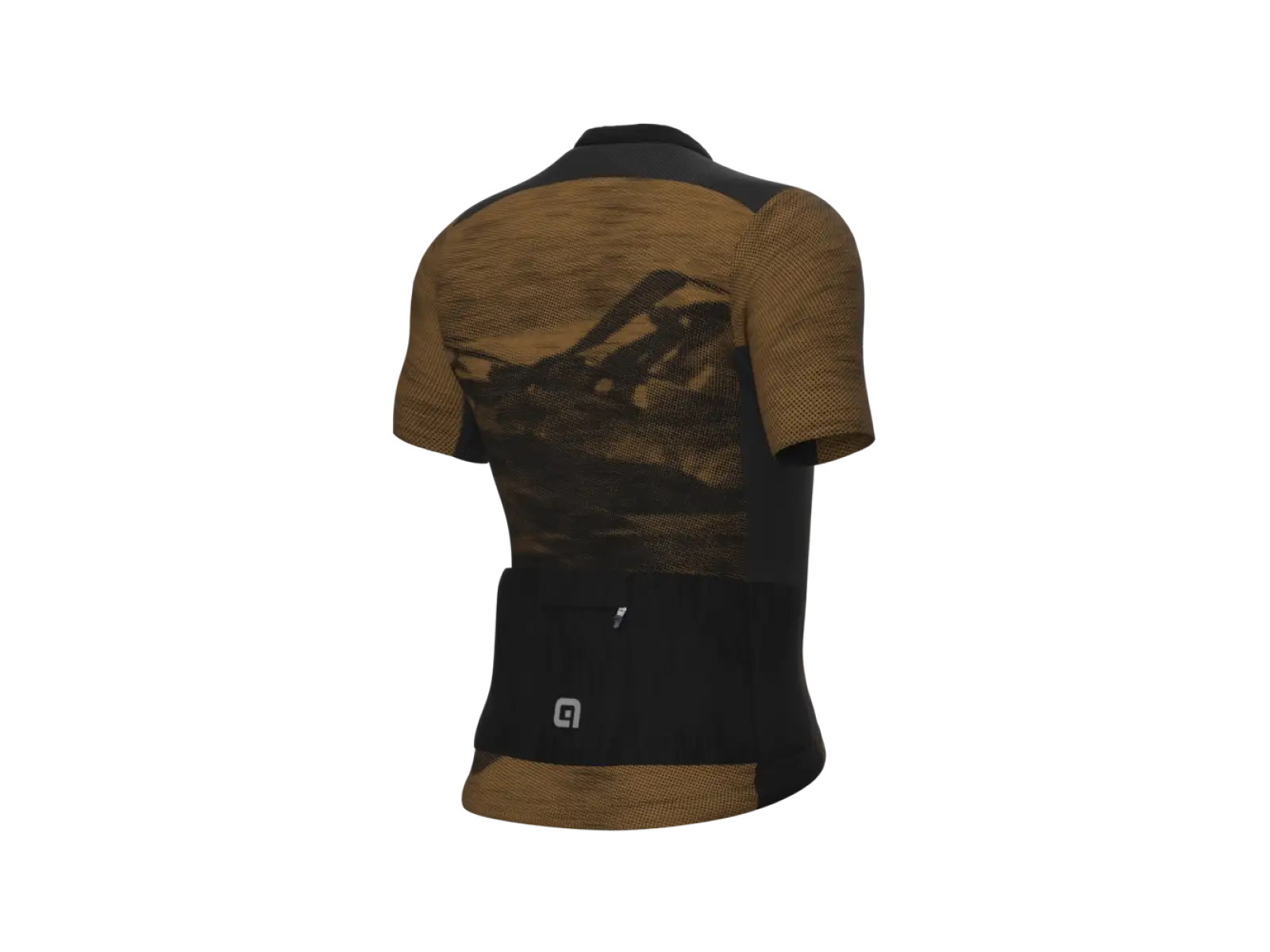 Alé Mountain Off Road Gravel pánský cyklistický dres krátký rukáv Brown