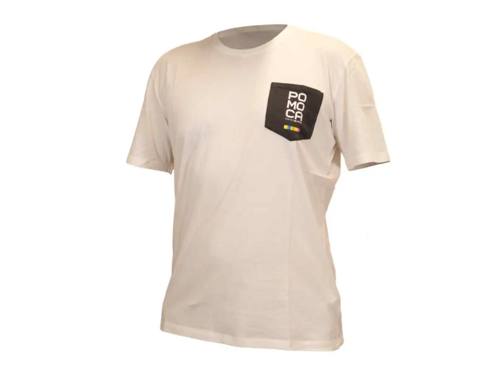 Pomoca M T-Shirt triko bílá
