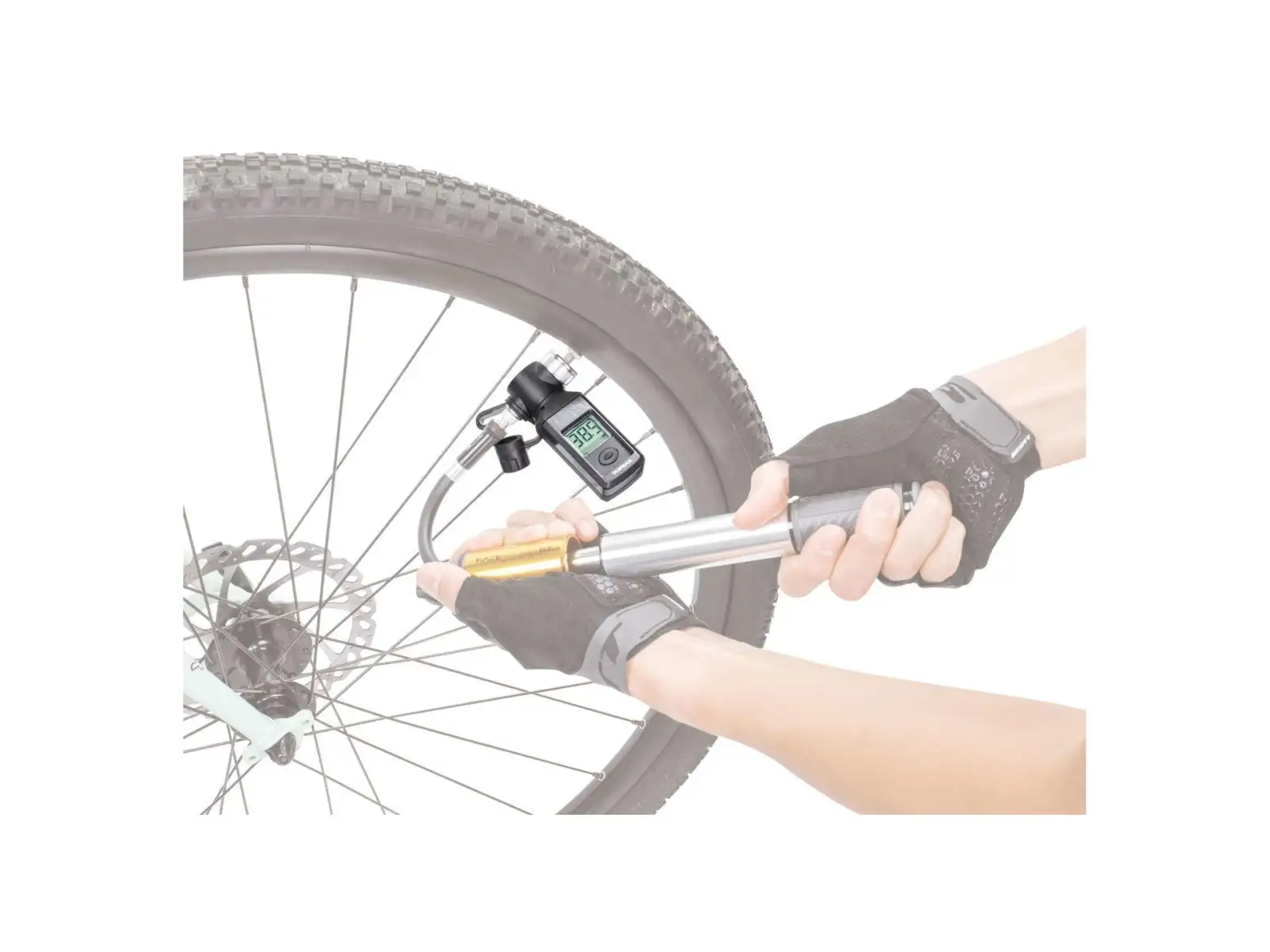 Topeak Shuttle Gauge Digital hlavice na pumpu