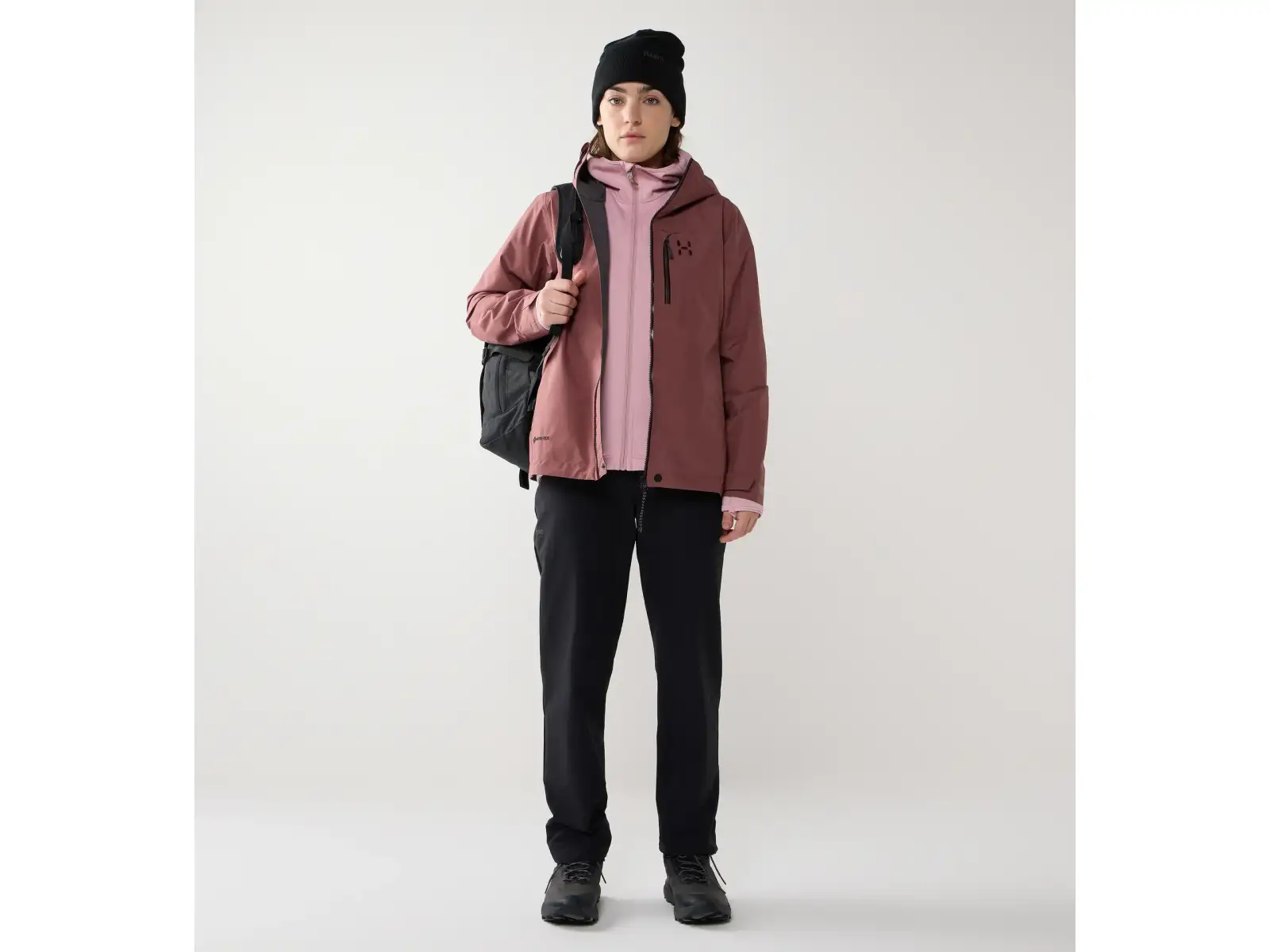 Haglöfs Alert GTX dámská bunda Misty Mauve