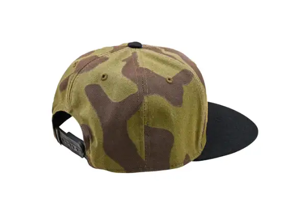 Troy Lee Designs Flat Bill Snapback kšiltovka Fade Out Olive Camo