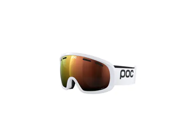 POC Fovea Mid WF lyžařské brýle Hydrogen White/Partly Sunny Orange