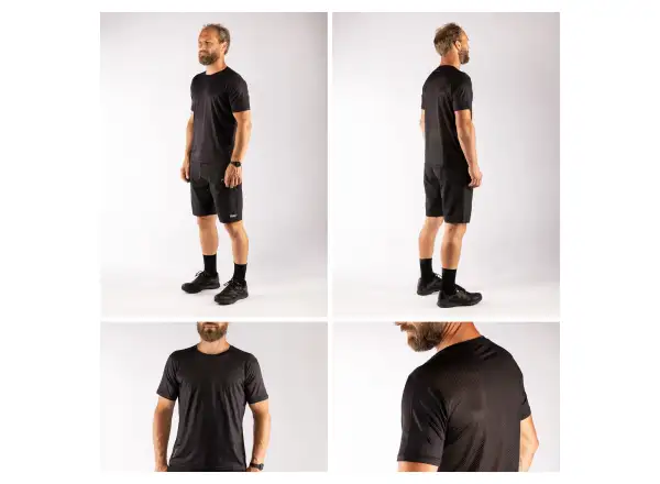 Force MTB Mount pánský dres krátký rukáv černá