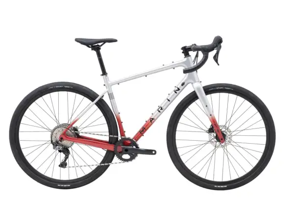 Marin Headlands 1 gravel kolo Gloss Chrome/Chrome Red/Black