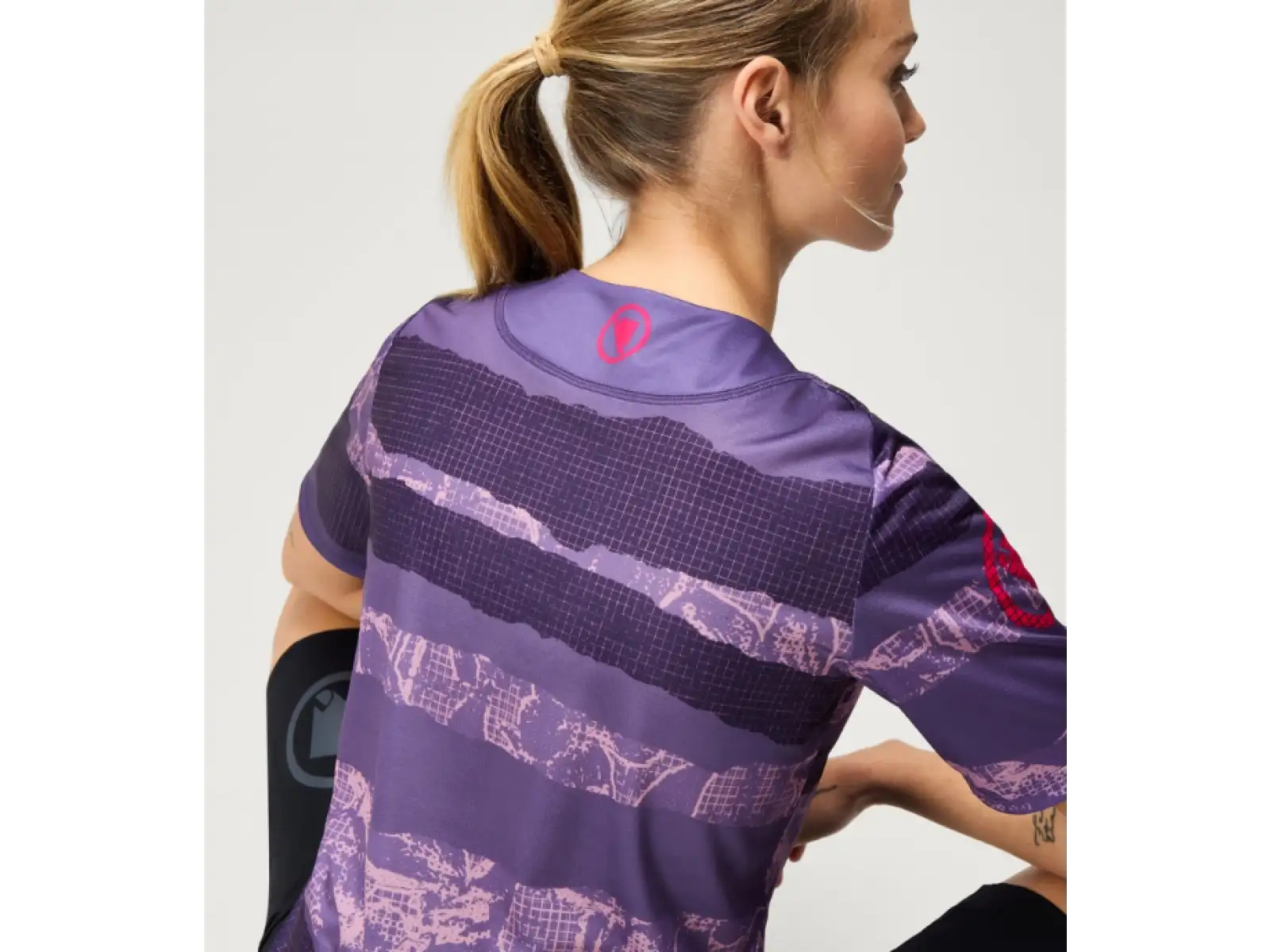 Endura LTD Parchwork dámský dres krátký rukáv Bramble