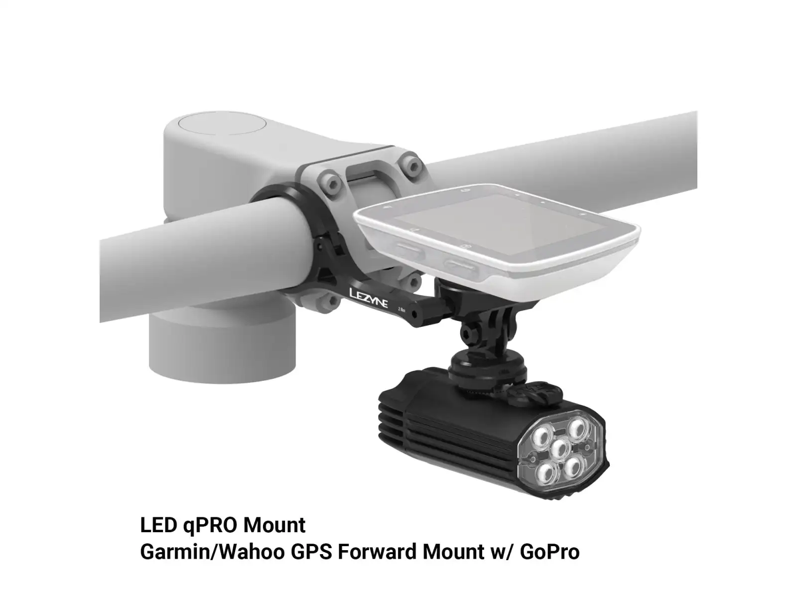Lezyne LED qPRO Mount držák světla Black