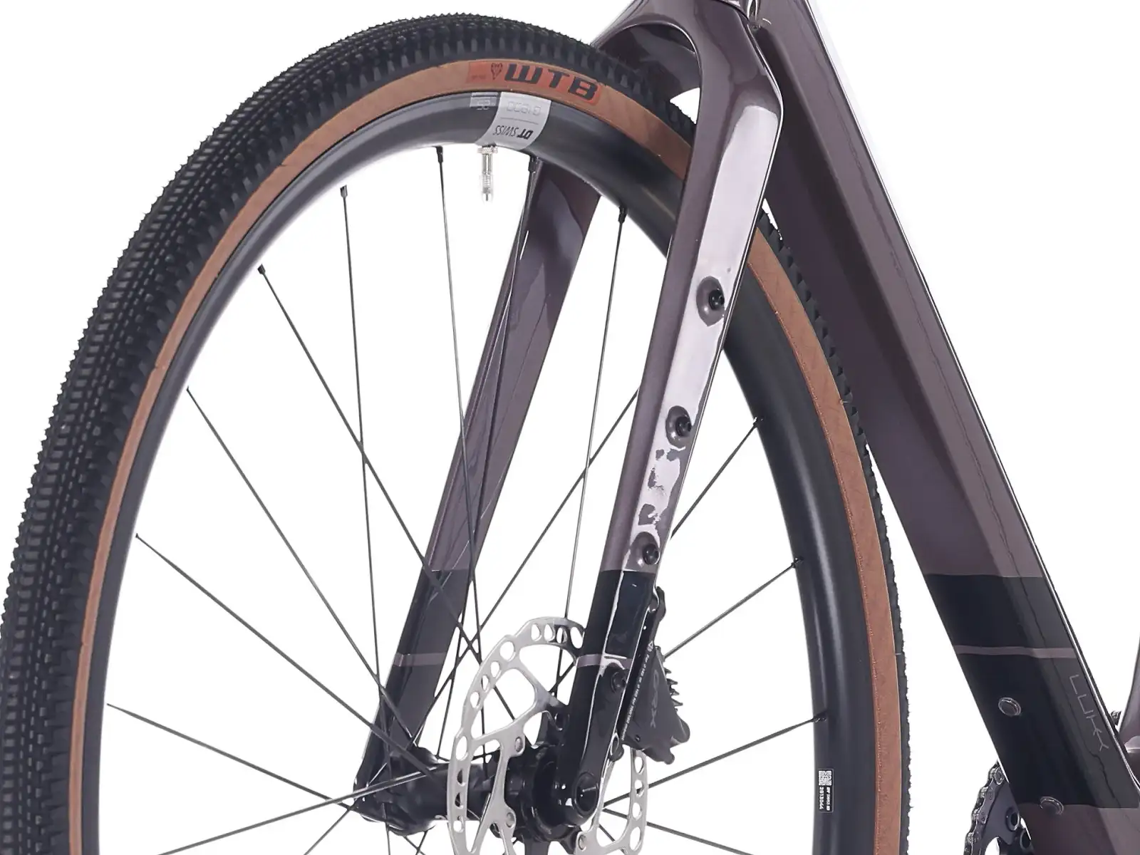 Rock Machine Lukk Cr 70 gravel kolo Gloss Purple Garnet