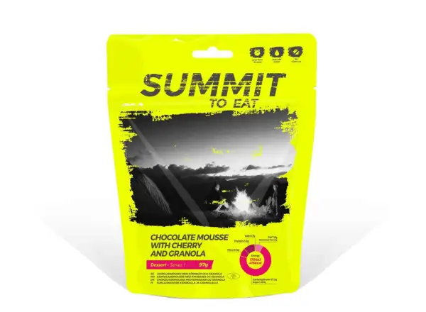 Summit To Eat dehydrované jídlo Čokoládová pěna s Granolou a třešněmi 97 g