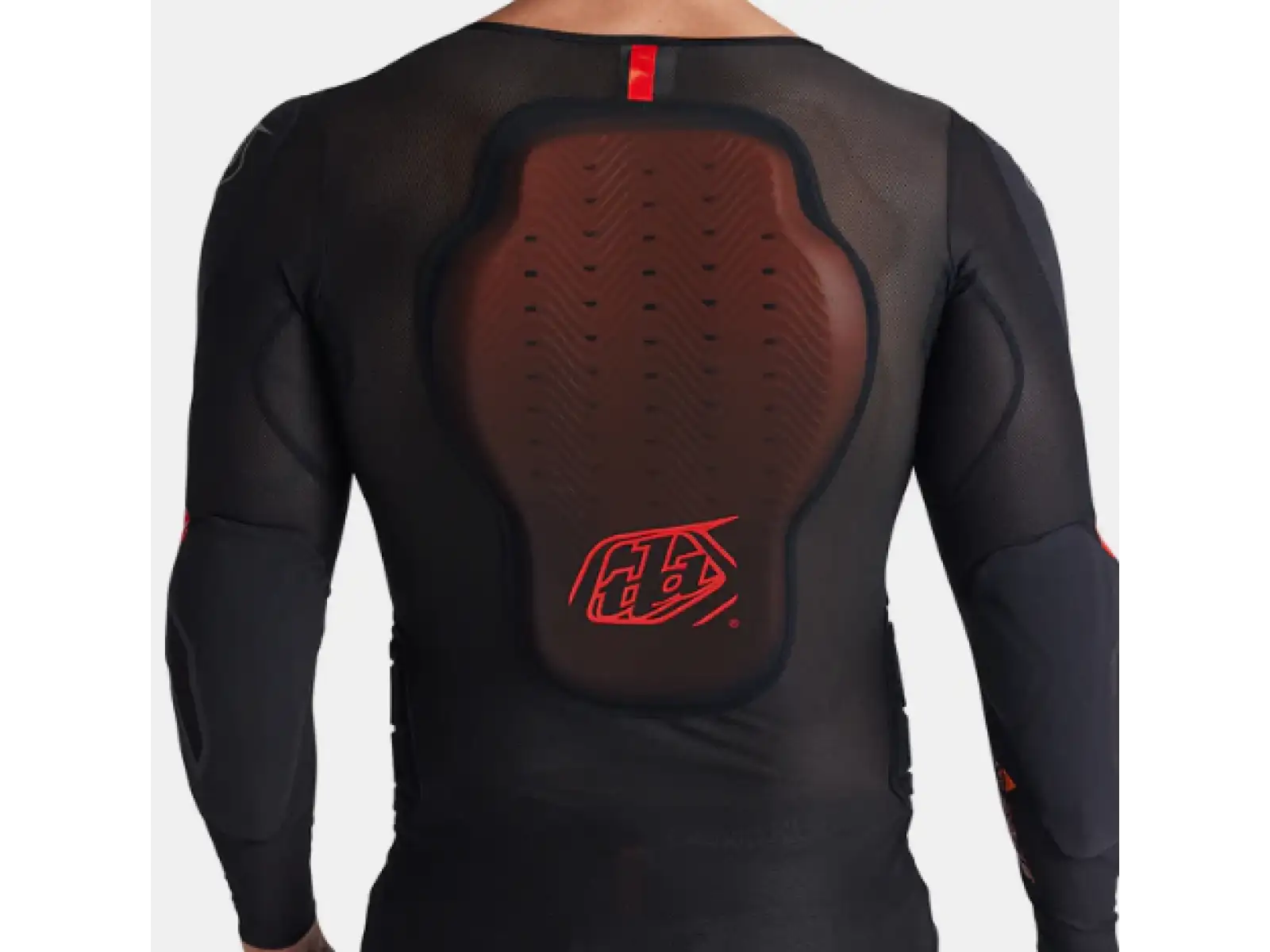 Troy Lee Designs Stage Ghost D3O Solid ochranná vesta s dlouhým rukávem Black